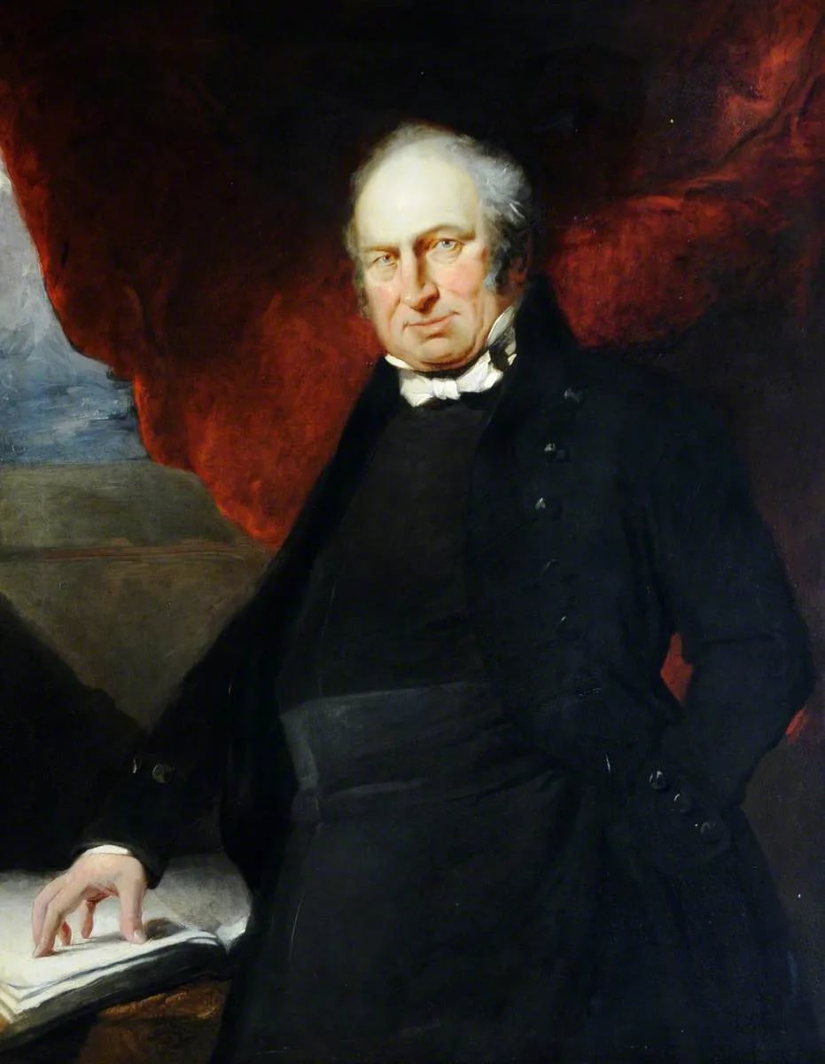 Portrait of Corbet Hue (1769–1838) – memorial page