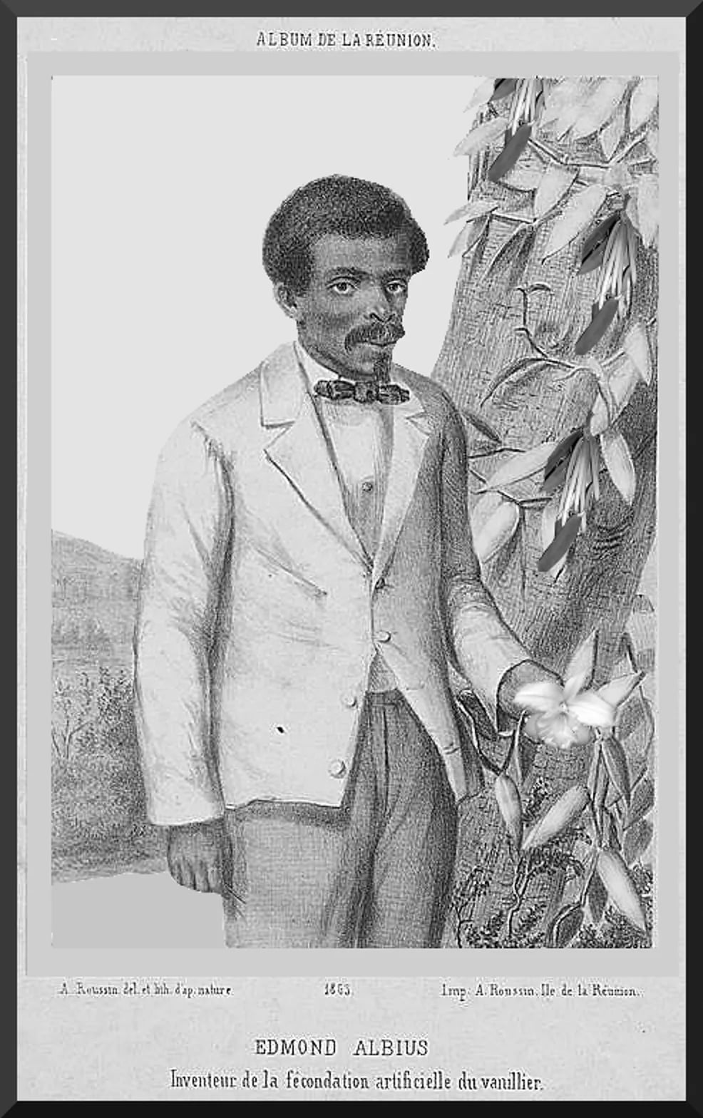 Portrait of Edmond Albius (1829–1880) – memorial page