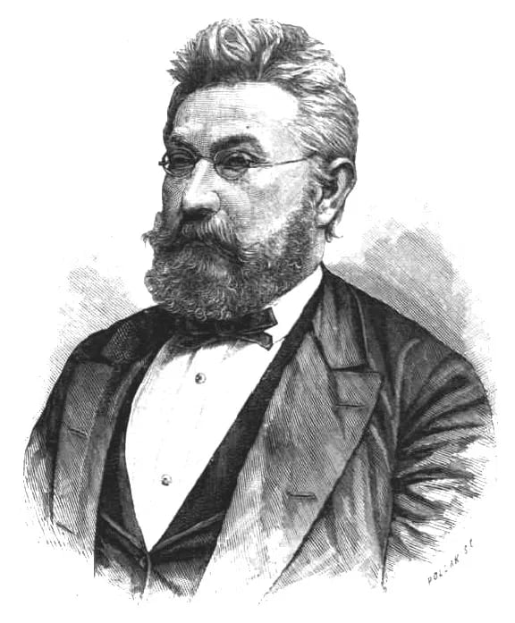 Porträt von János Kriesch (1834–1888) – Gedenkseite
