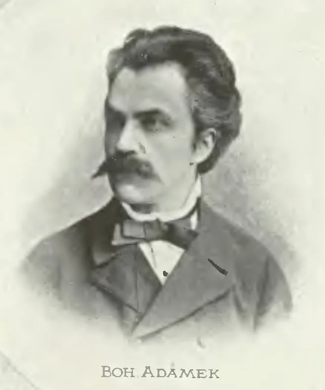 Portrait of Bohumil Adámek (1848–1915) – memorial page