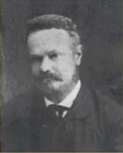 Porträt von Włodzimierz Władysław Kazimierz de Virion (1833–1896) – Gedenkseite