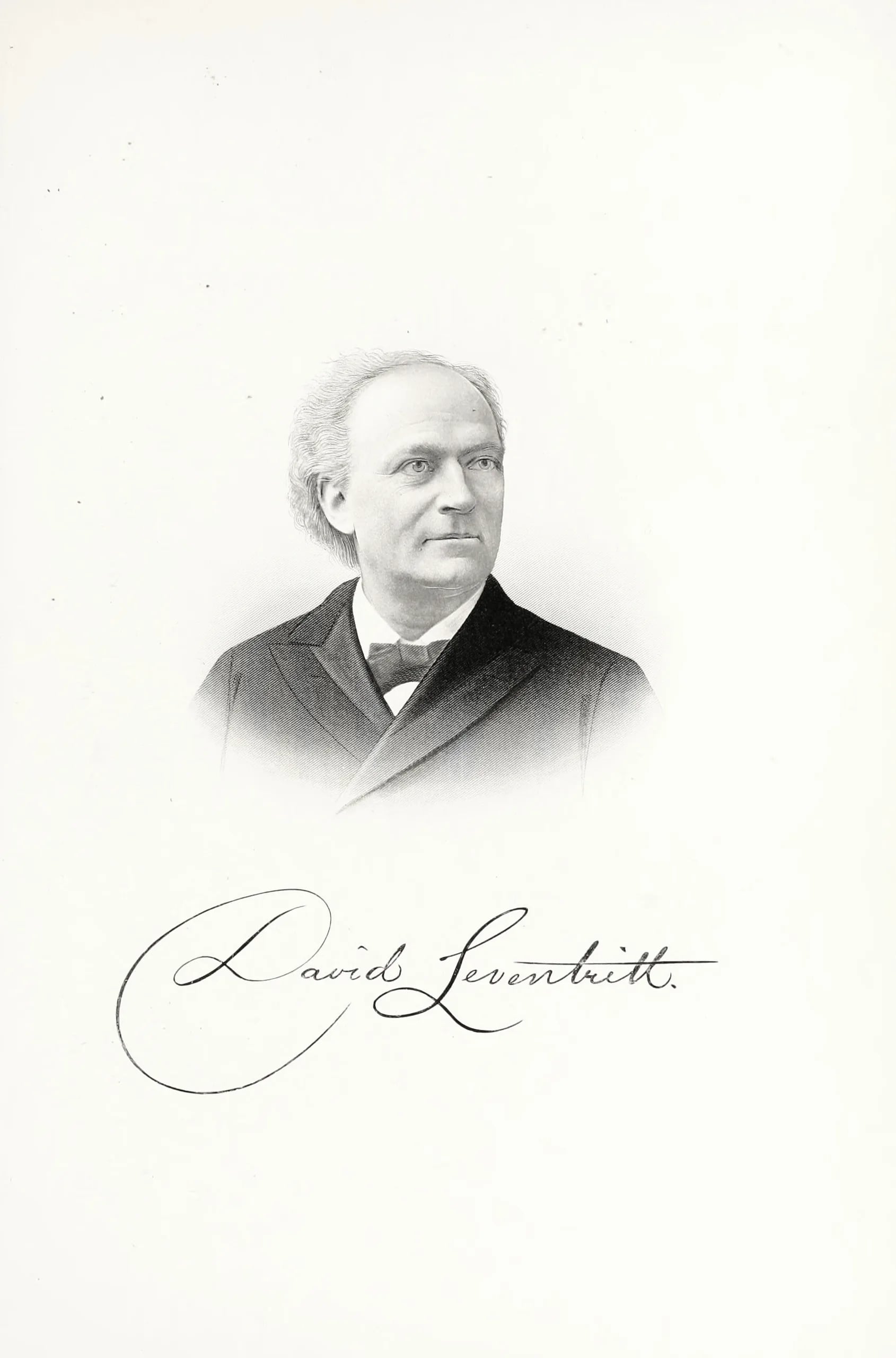 Portrait of David Leventritt (1845–1926) – memorial page