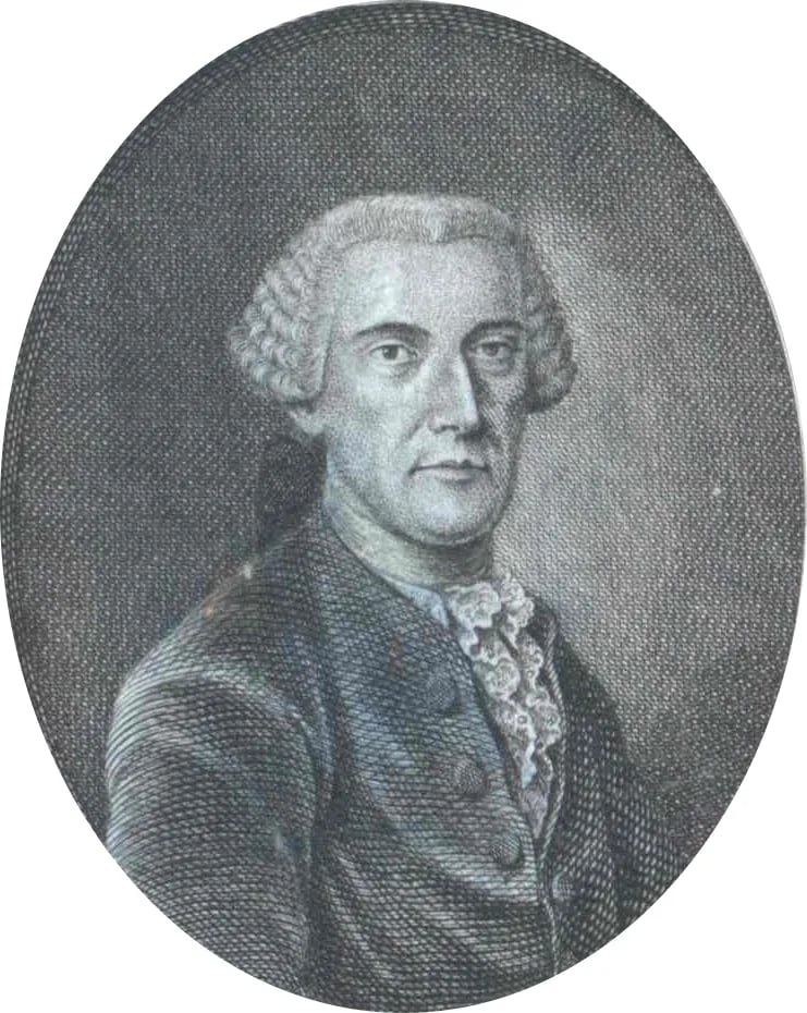 Porträt von Johann Siegmund Popowitsch (1705–1774) – Gedenkseite