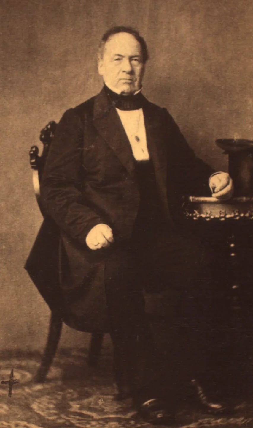 Portrait of Niels Ostenfeldt (1797–1875) – memorial page