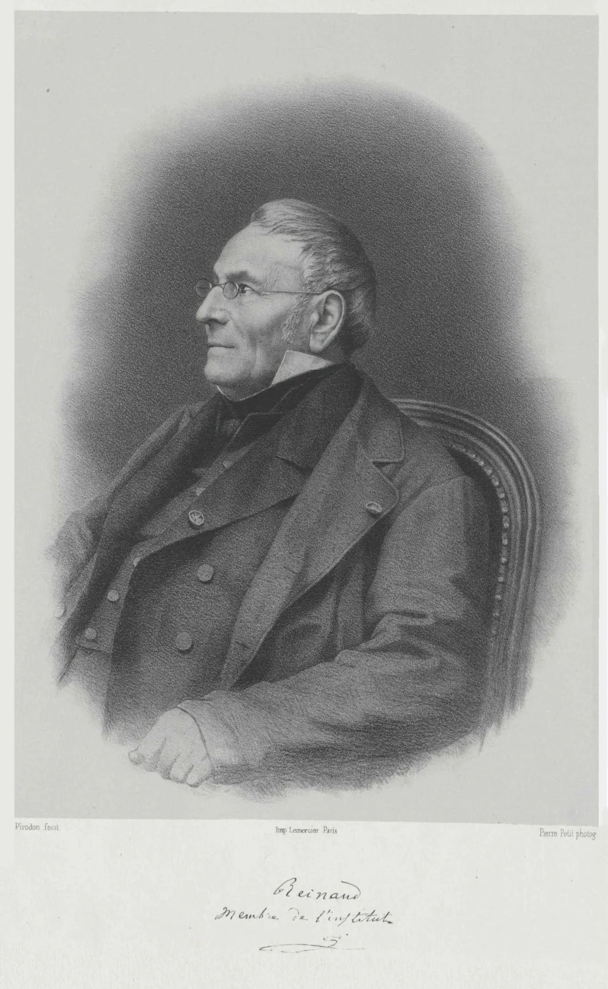 Portrait of Joseph Toussaint Reinaud (1795–1867) – memorial page