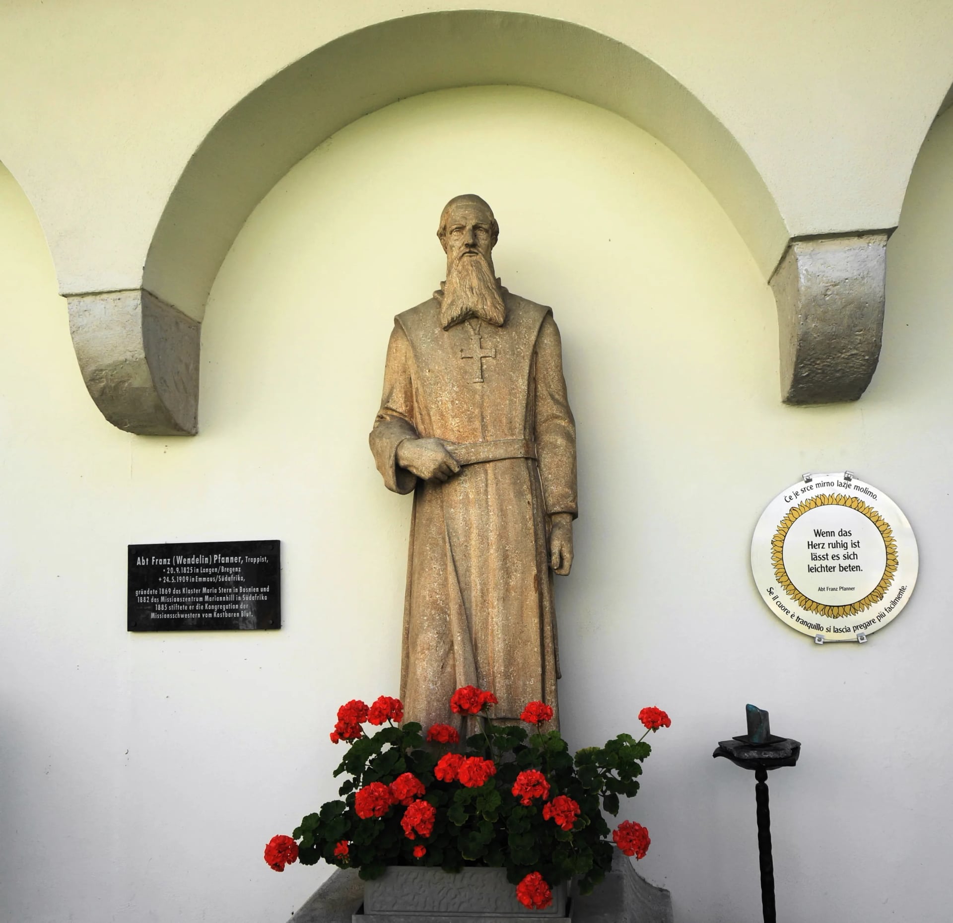 Porträt von Franz Pfanner (1825–1909) – Gedenkseite