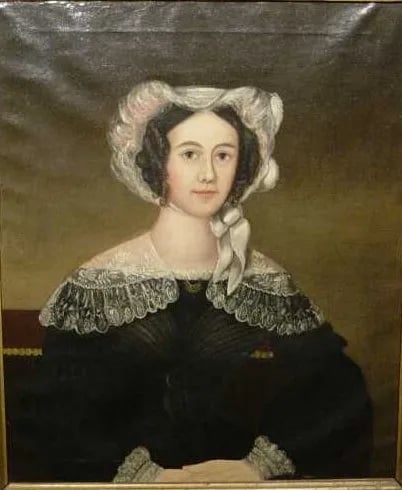 Porträt von Hannah Slaymaker Evans (1801–1860) – Gedenkseite