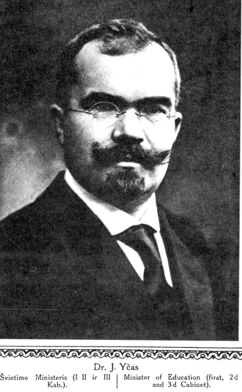 Portrait of Jonas Yčas (1880–1931) – memorial page