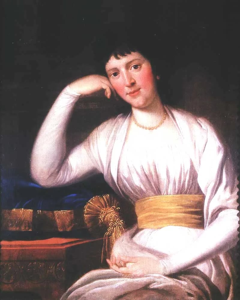 Porträt von Józefa Sołłohub (1777–1828) – Gedenkseite