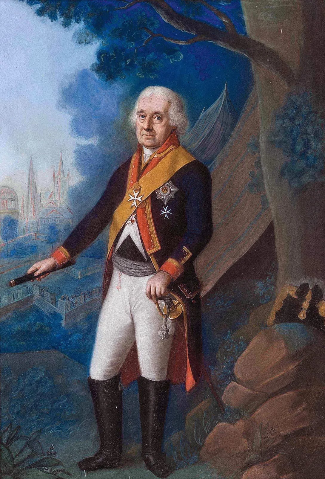 Portrait of Alexander von Knobelsdorff (1723–1799) – memorial page