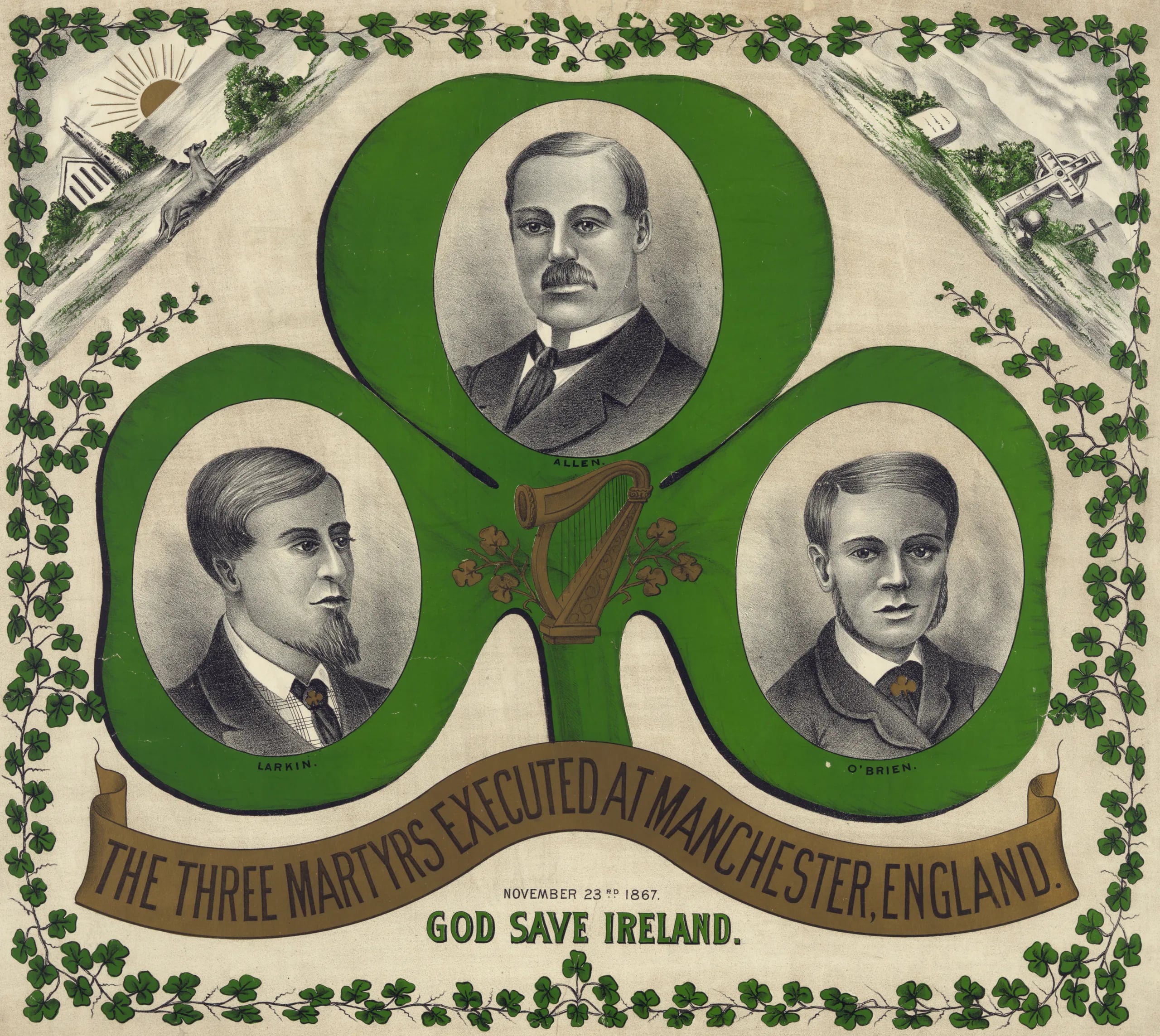 Portrait of William Michael O'Brien (1838–1867) – memorial page
