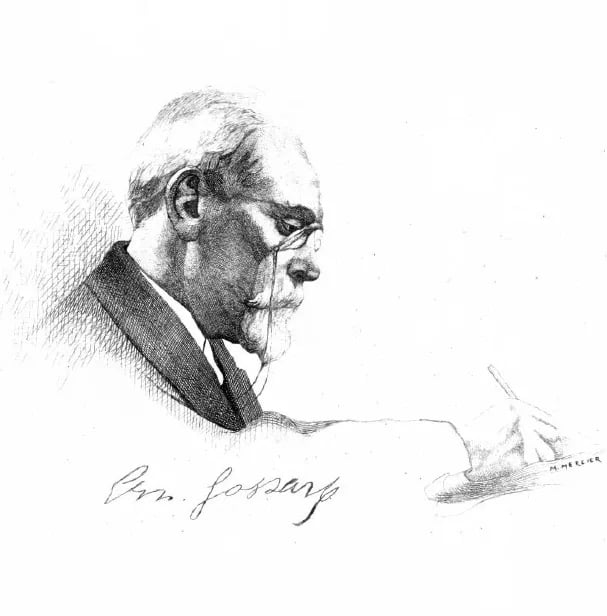 Portrait of Ernest Gossart (1837–1919) – memorial page