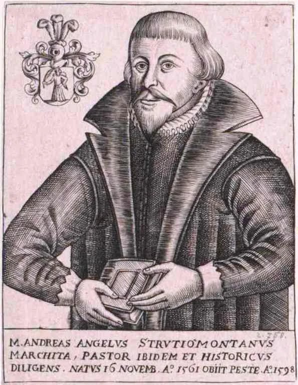 Portrait of Andreas Angelus (1561–1598) – memorial page