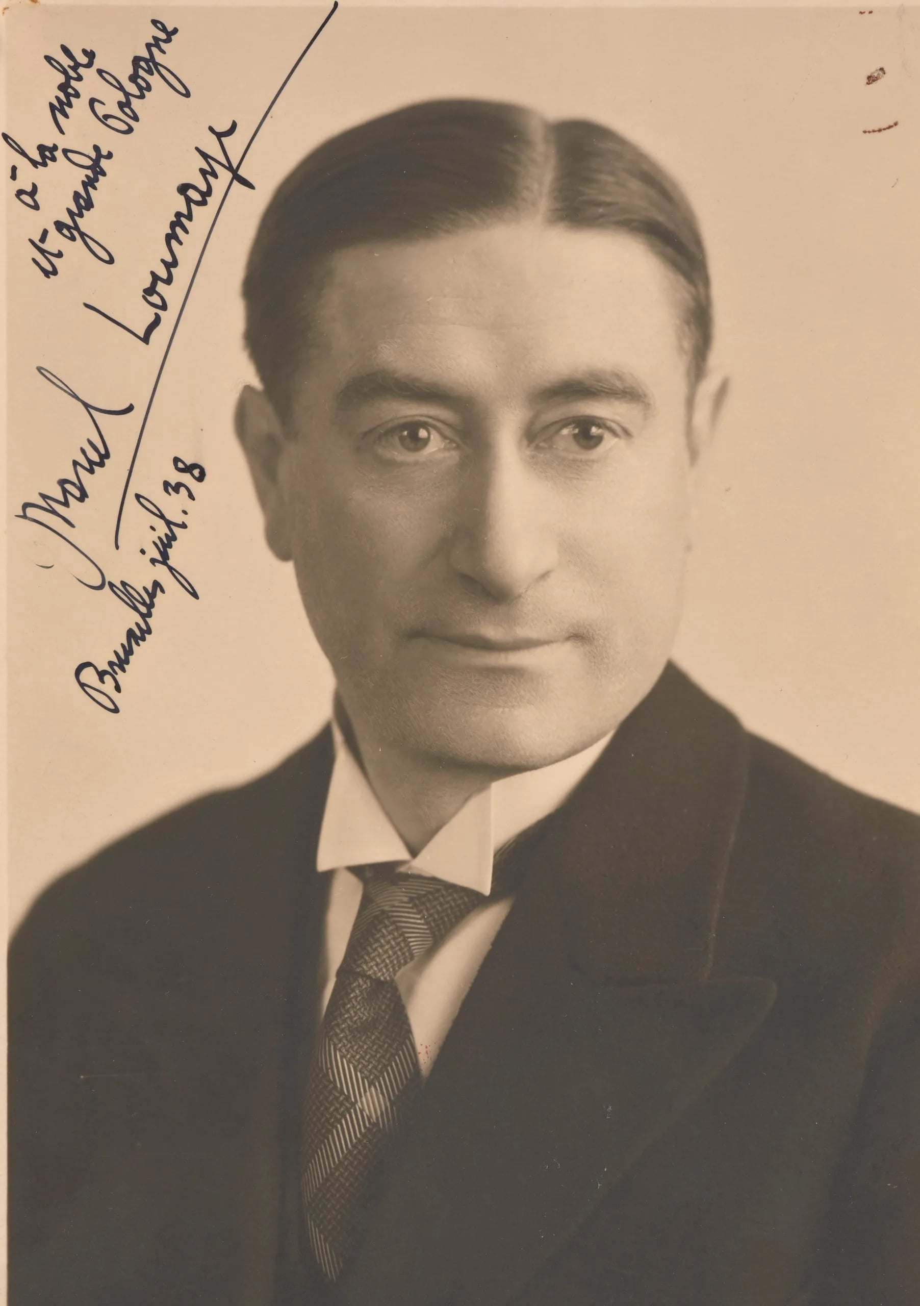 Porträt von Marcel Loumaye (1889–1956) – Gedenkseite