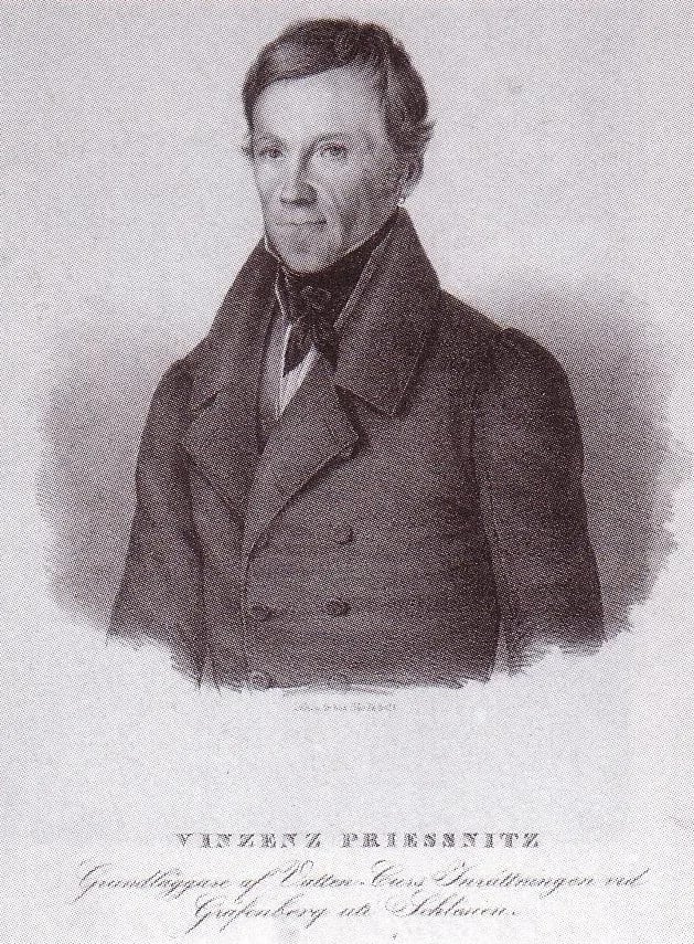 Porträt von Vincenz Prießnitz (1799–1851) – Gedenkseite