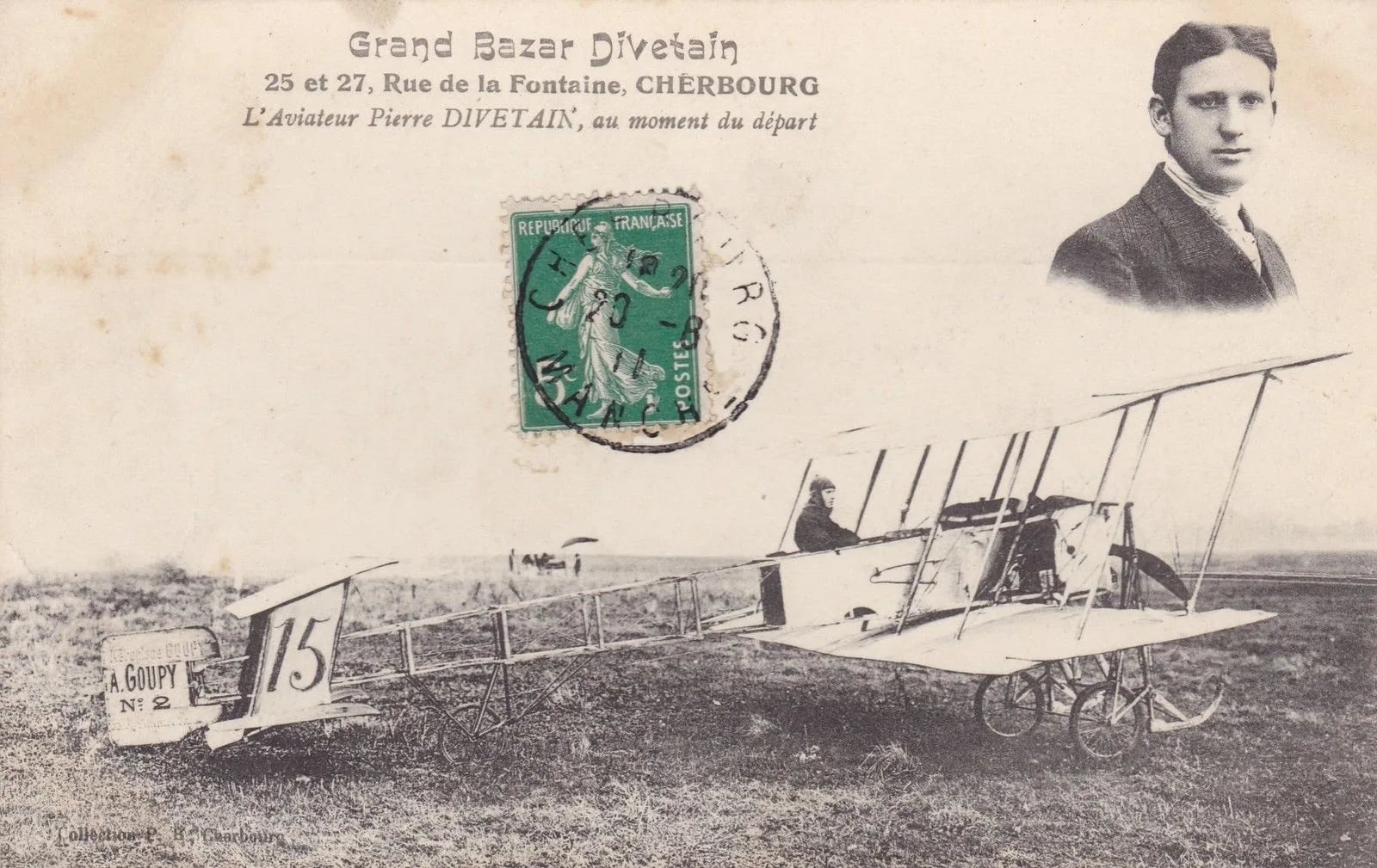 Portrait of Pierre Divetain (1893–1926) – memorial page