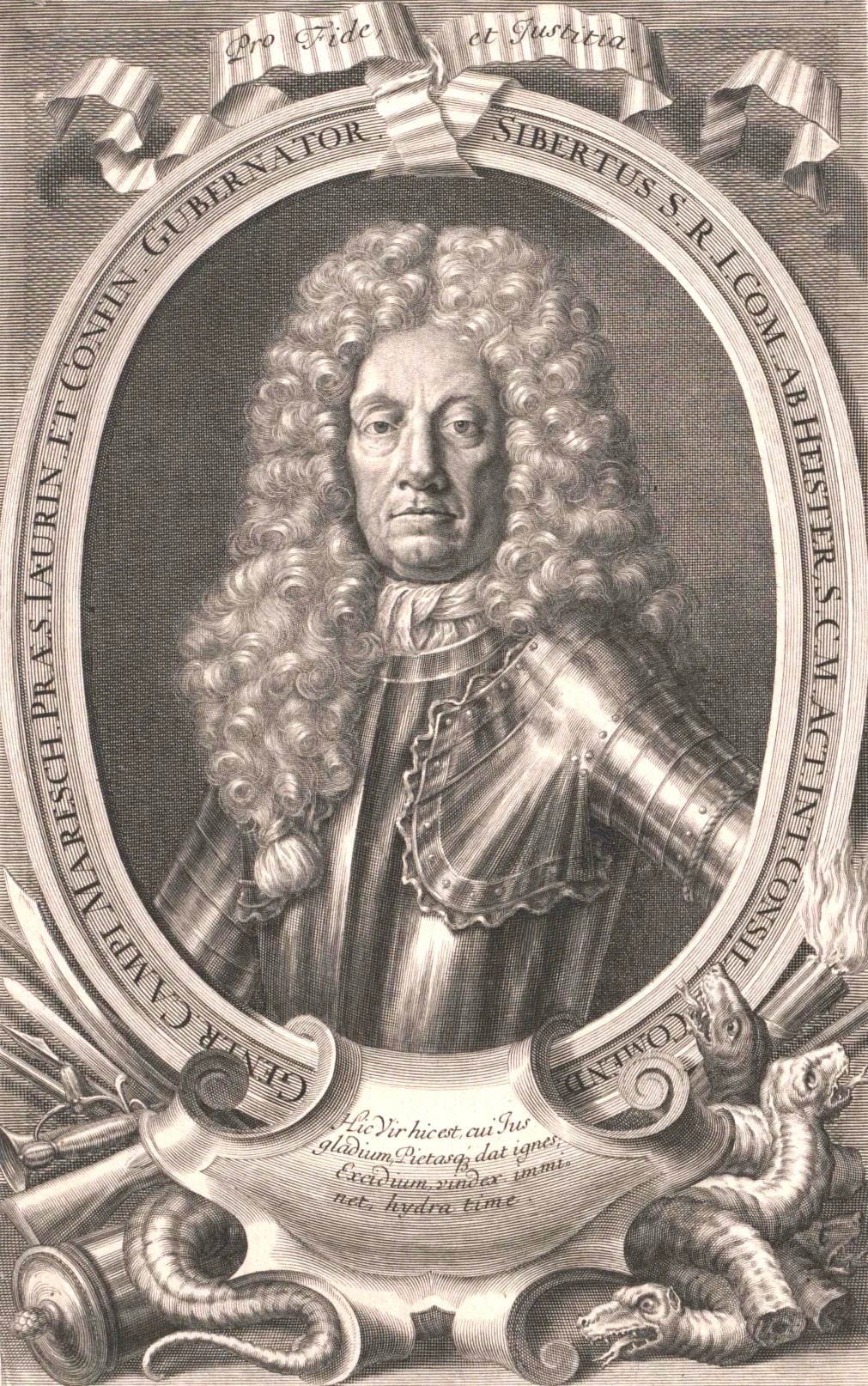 Porträt von Sigbert Heister (1646–1718) – Gedenkseite