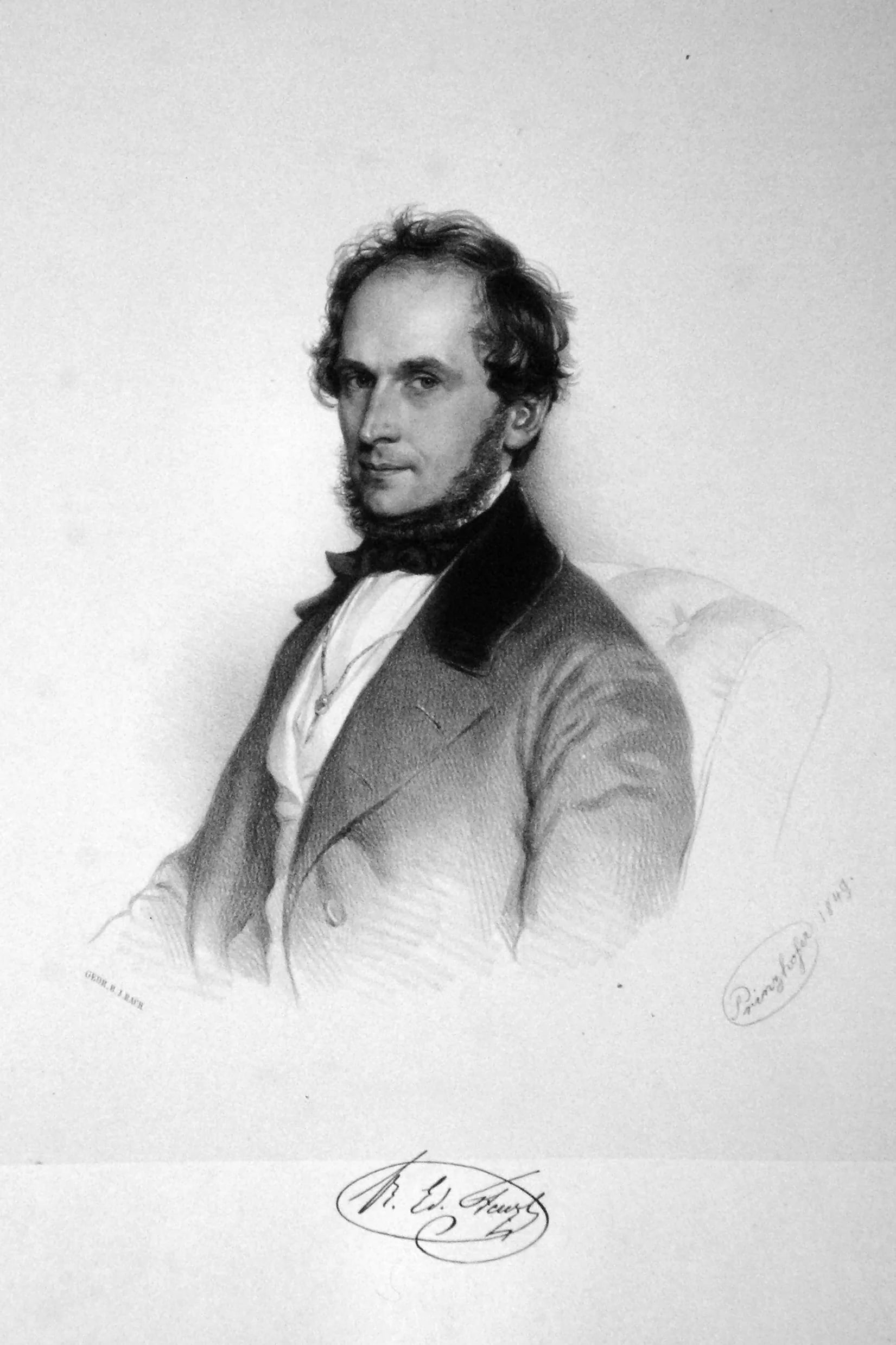Portrait of Eduard Fenzl (1808–1879) – memorial page
