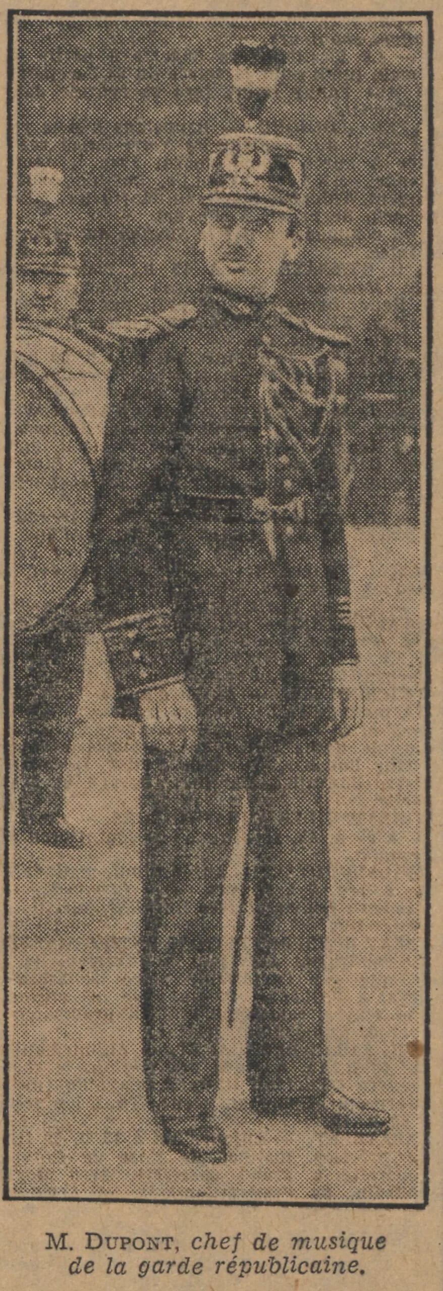 Porträt von Pierre Dupont (1888–1969) – Gedenkseite