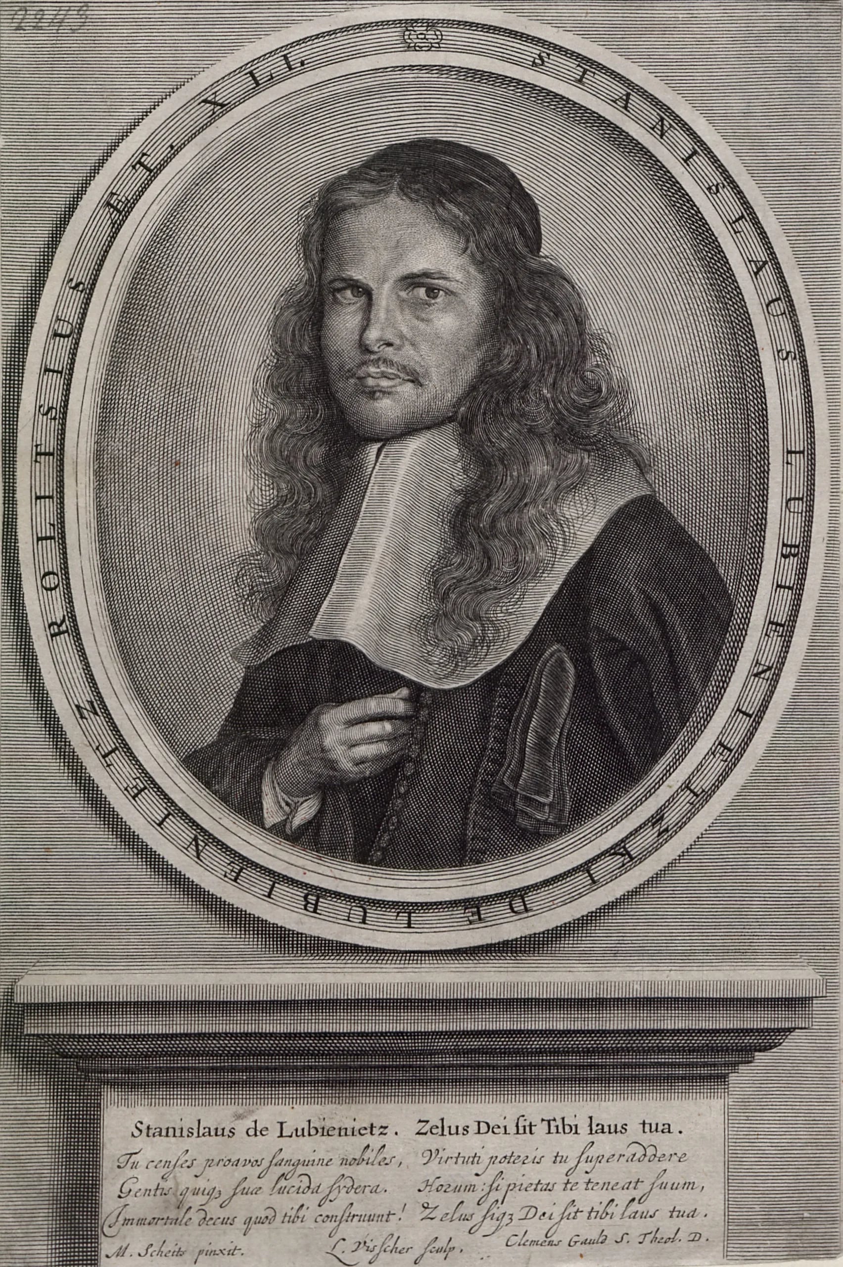 Porträt von Stanislaus Lubiniezky (1623–1675) – Gedenkseite