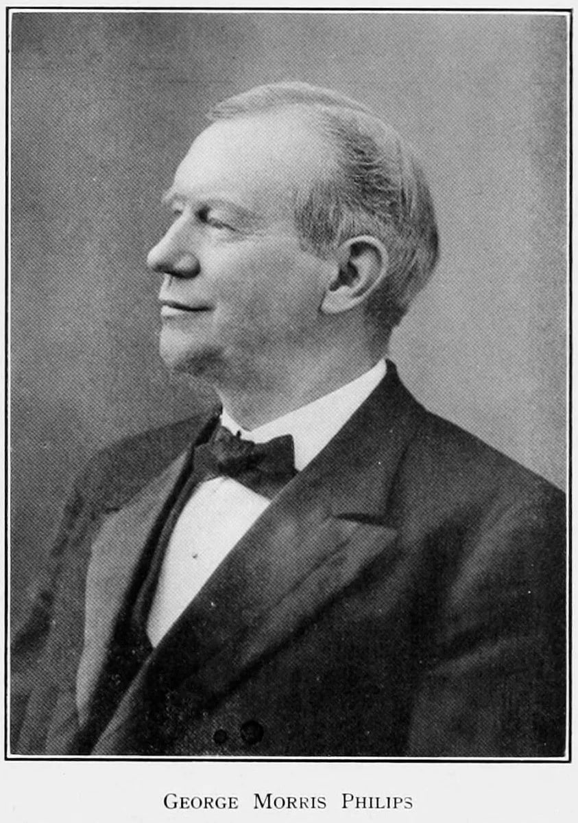 Porträt von George Morris Philips (1851–1920) – Gedenkseite