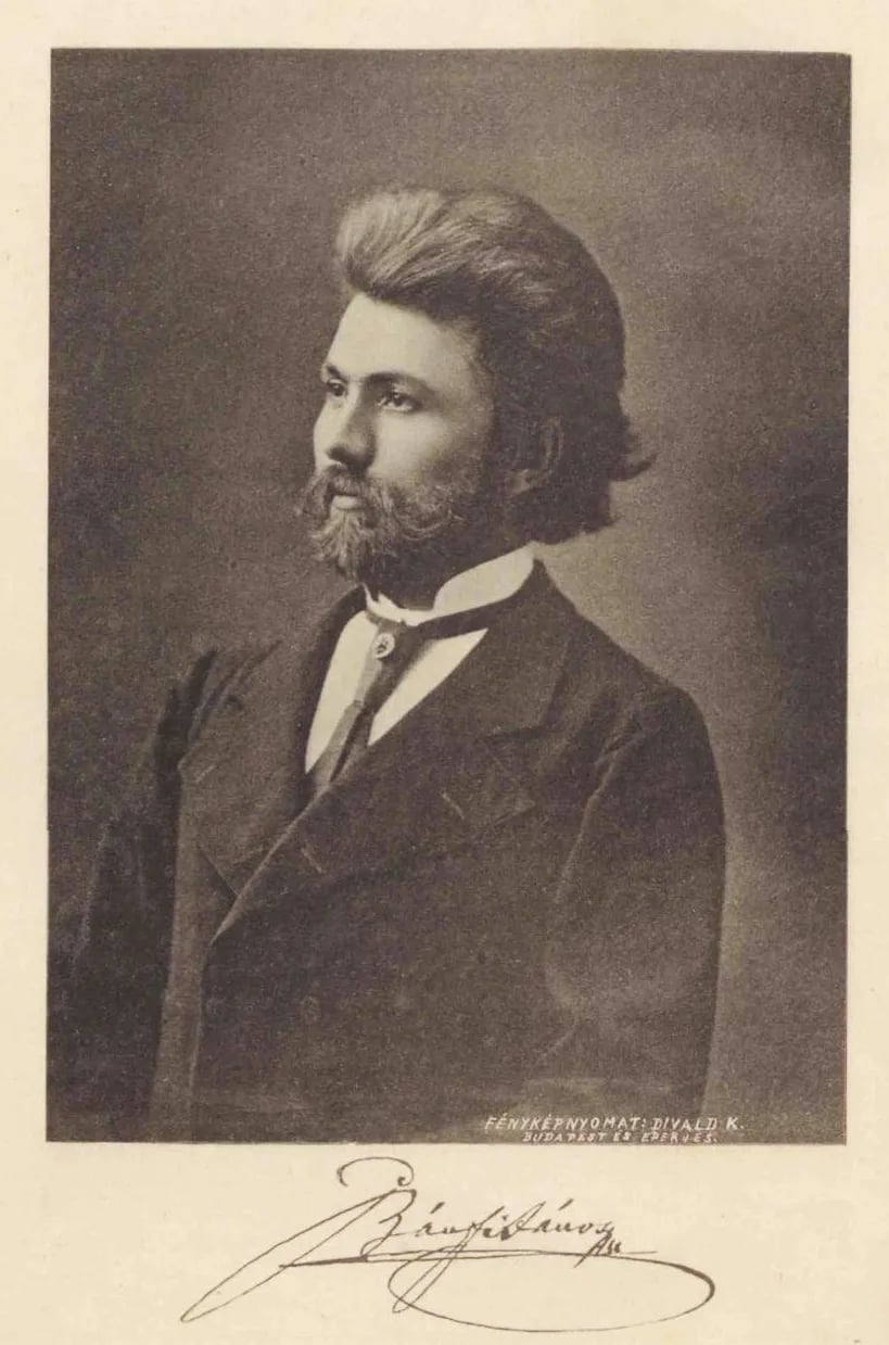 Porträt von János Bánfi (1851–1930) – Gedenkseite