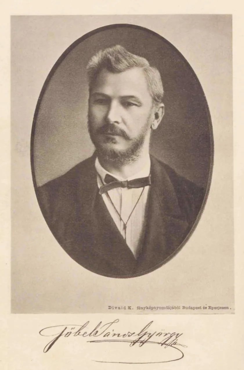 Portrait of János György Gőbel (1835–1903) – memorial page