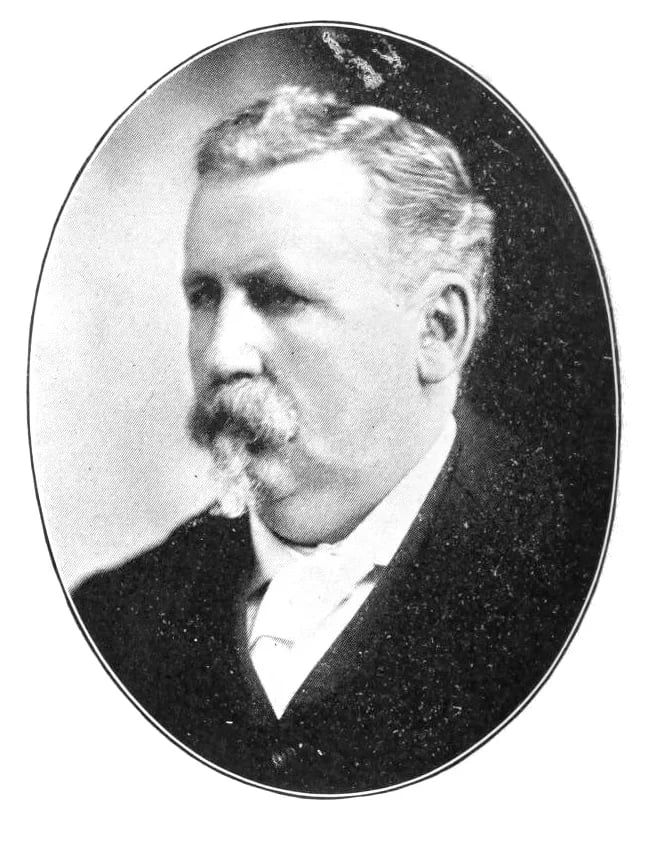 Porträt von Jesse Barnum Hawley (1847–1911) – Gedenkseite