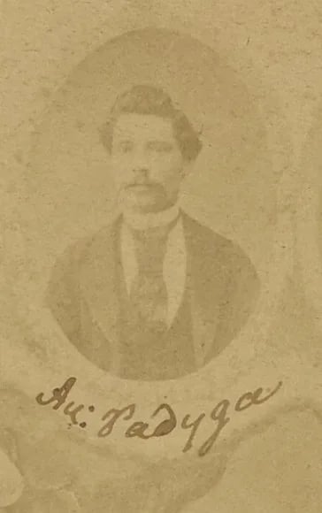 Portrait of August Padyga (1849–1902) – memorial page