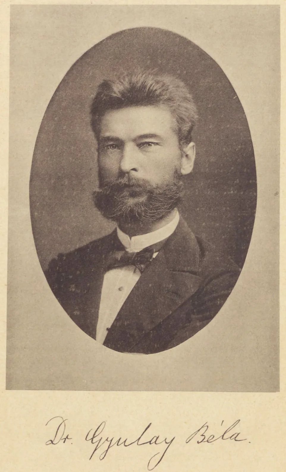 Portrait of Béla Gyulay (1844–1909) – memorial page