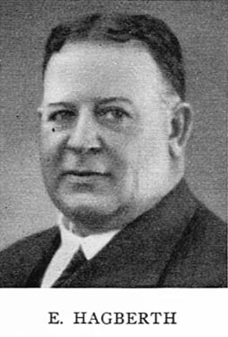Porträt von Elof Hagberth (1885–1965) – Gedenkseite