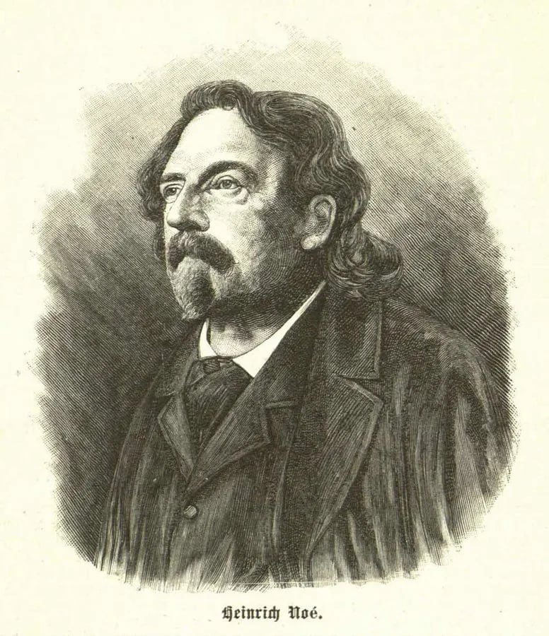 Portrait of Heinrich Noë (1835–1896) – memorial page
