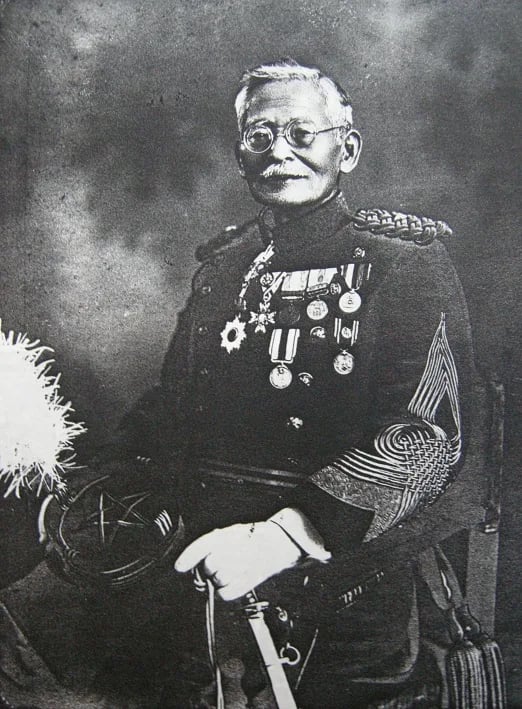 Porträt von Yoshio Imasawa (1858–1941) – Gedenkseite
