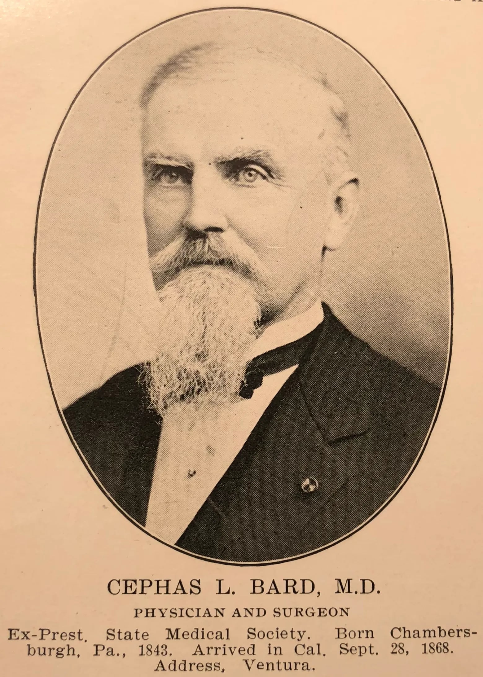 Porträt von Cephas Bard (1843–1902) – Gedenkseite
