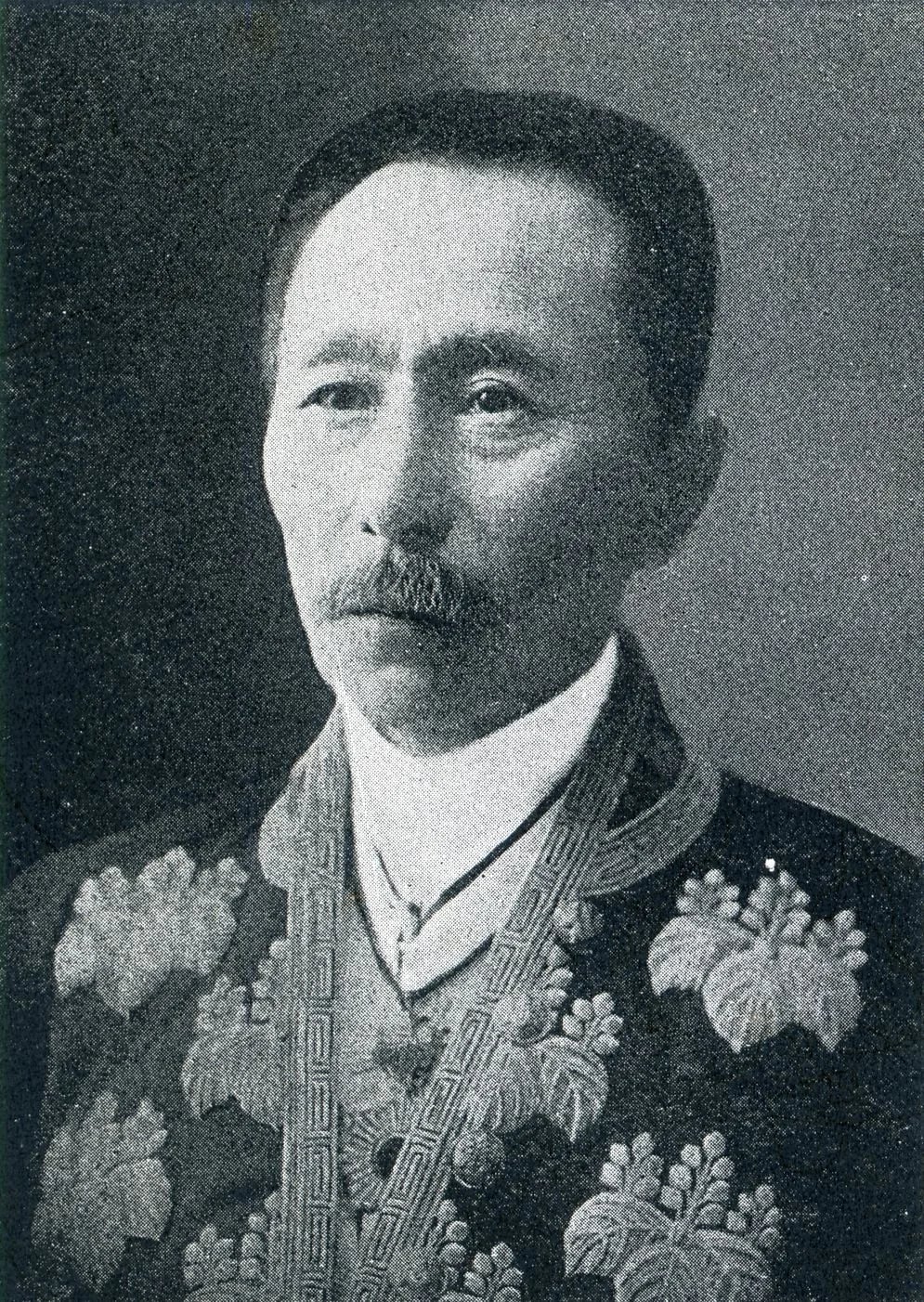 Portrait of Motoda Hajime (1858–1938) – memorial page
