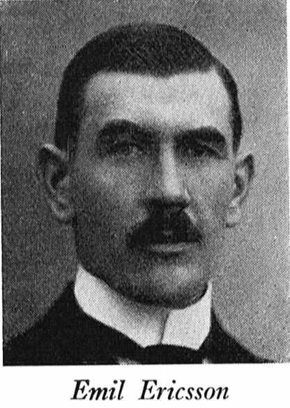 Portrait of Emil Ericsson (1881–1964) – memorial page