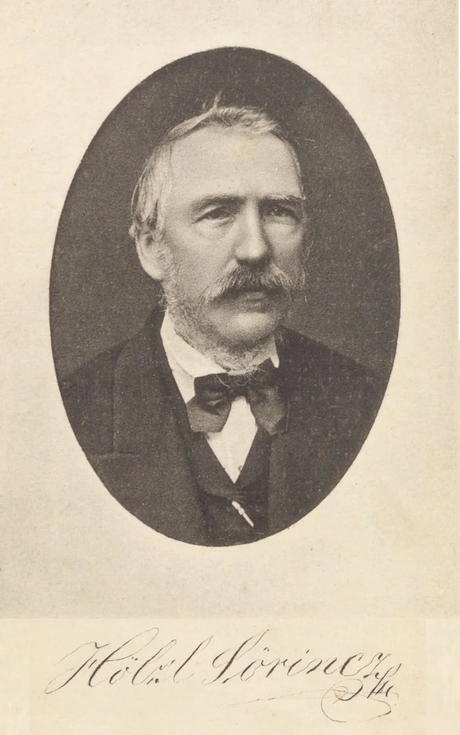 Porträt von Lőrinc Hölzl (1824–1893) – Gedenkseite