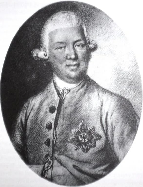 Porträt von Georg Nicolaus von Lübbers (1724–1788) – Gedenkseite