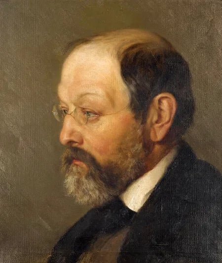 Porträt von Georg Heinrich Crola (1804–1879) – Gedenkseite