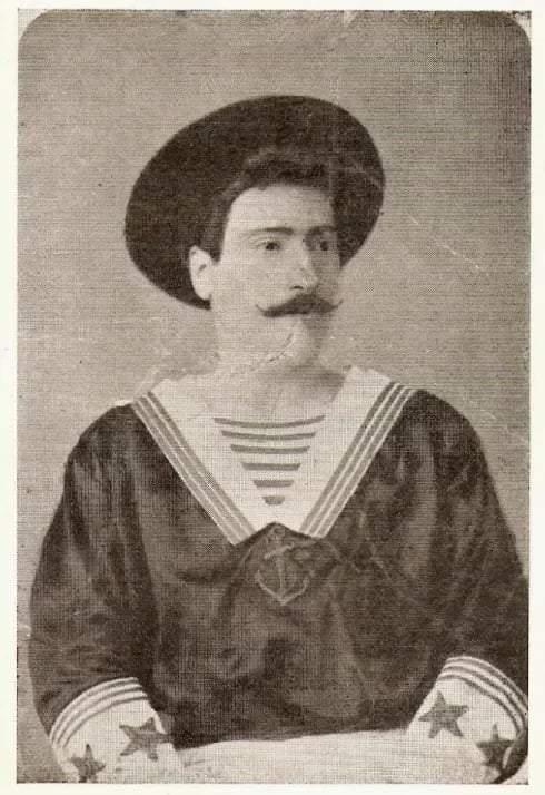 Porträt von Antonio Martinez Latur (1862–1889) – Gedenkseite