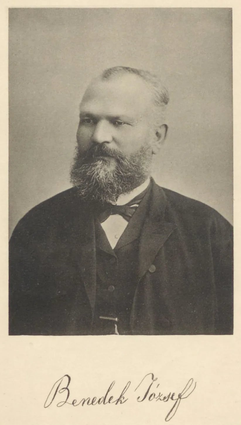 Portrait of József Benedek (1831–1908) – memorial page