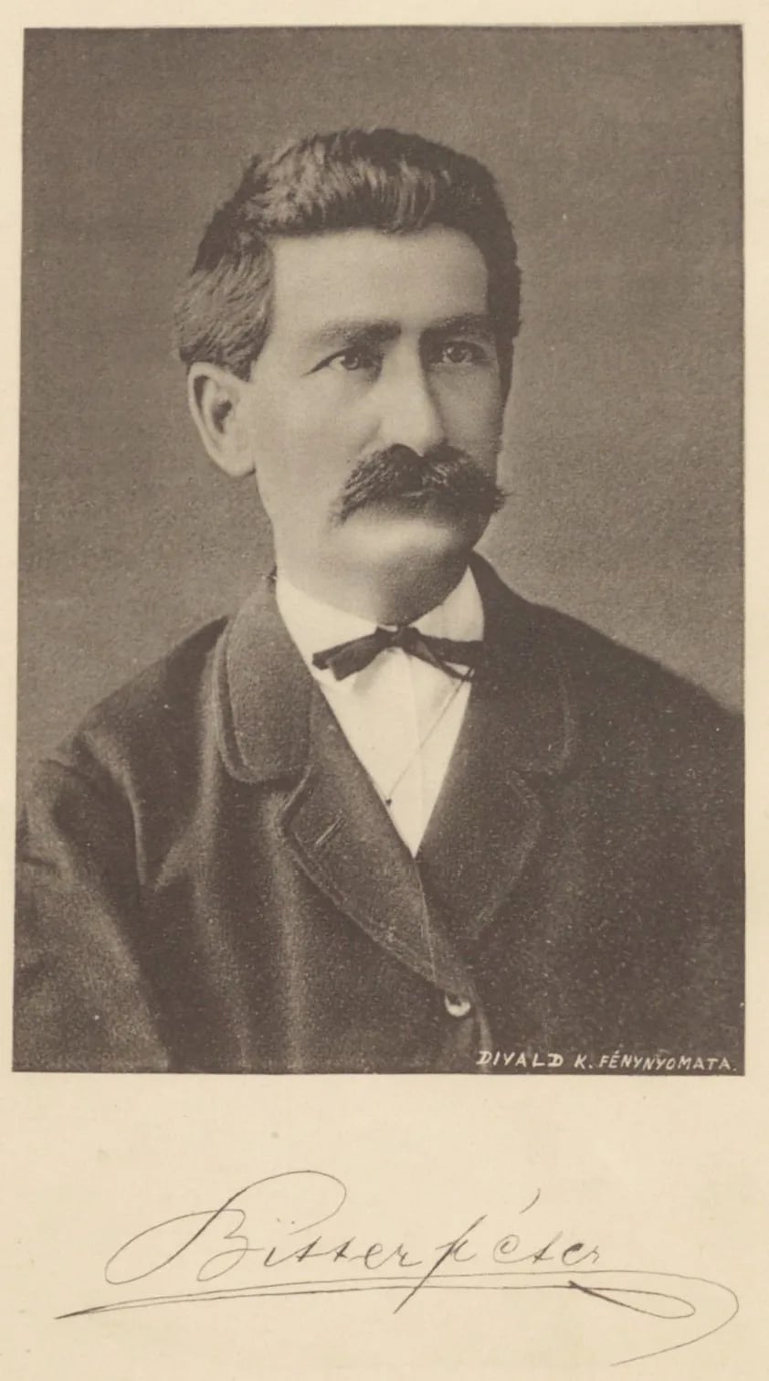 Portrait of Péter Bitter (1844–1909) – memorial page