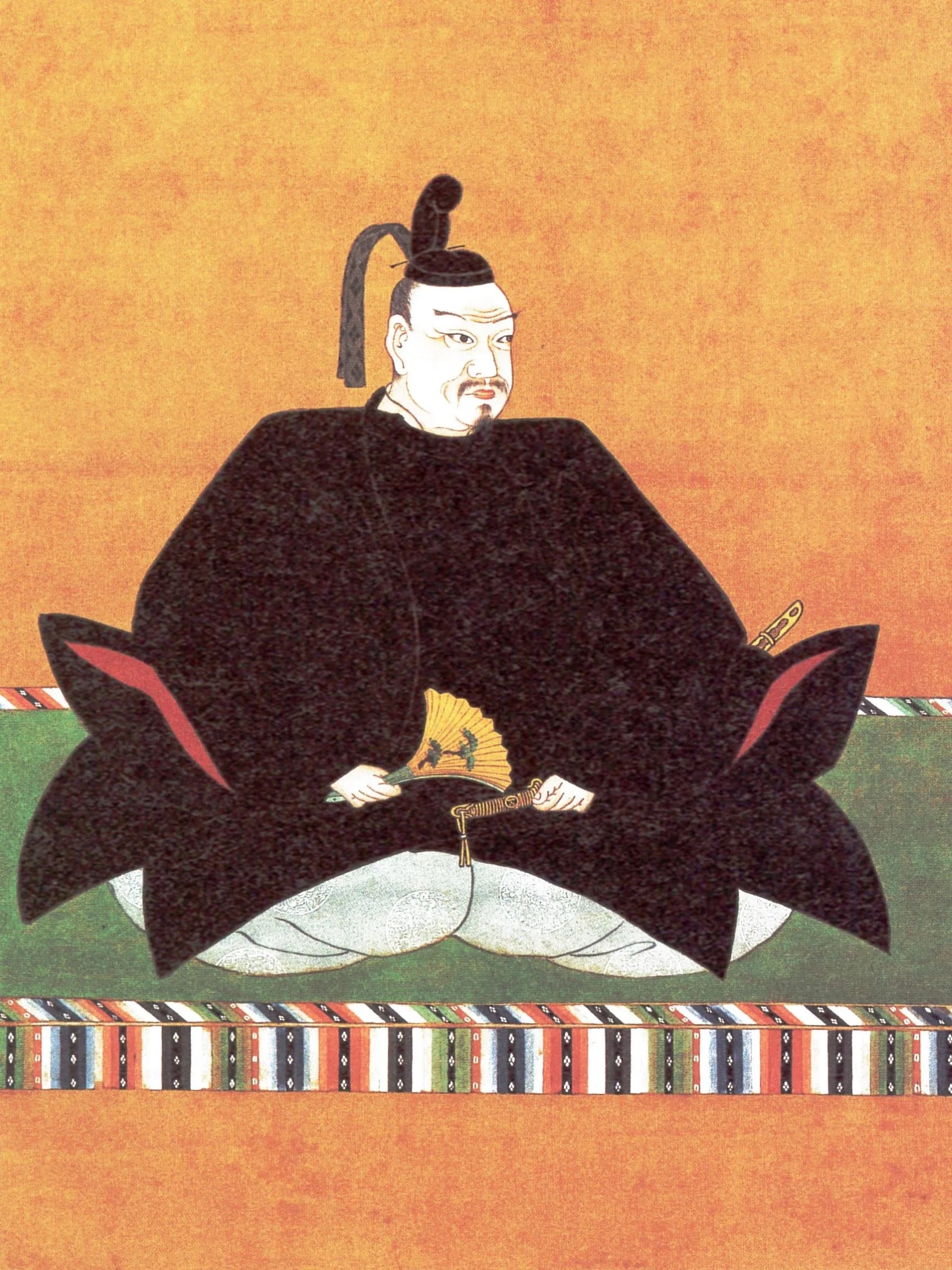 Porträt von Mōri Terumoto (1553–1625) – Gedenkseite