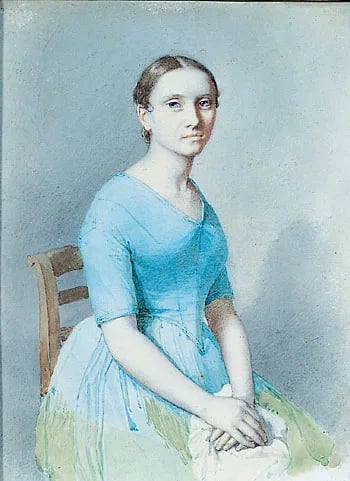 Portrait of Albertine von Montenuovo (1817–1867) – memorial page