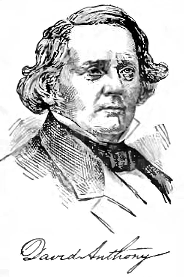 Portrait of David Anthony (1786–1867) – memorial page