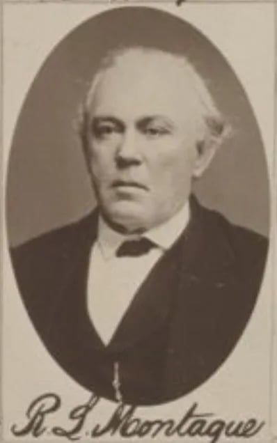 Porträt von Robert Latane Montague (1819–1880) – Gedenkseite