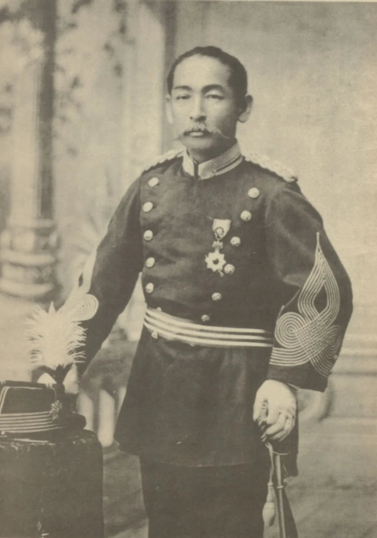 Porträt von Kosuge Tomohiro (1832–1888) – Gedenkseite
