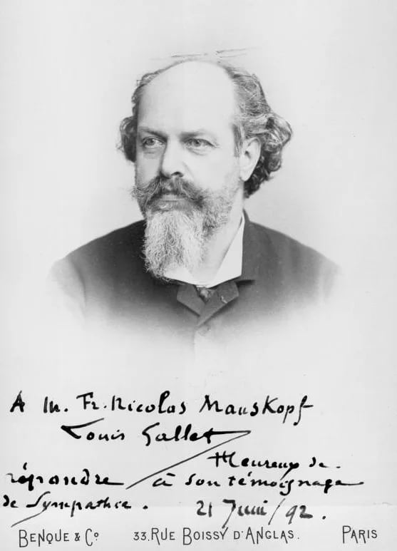 Portrait of Louis Gallet (1835–1898) – memorial page