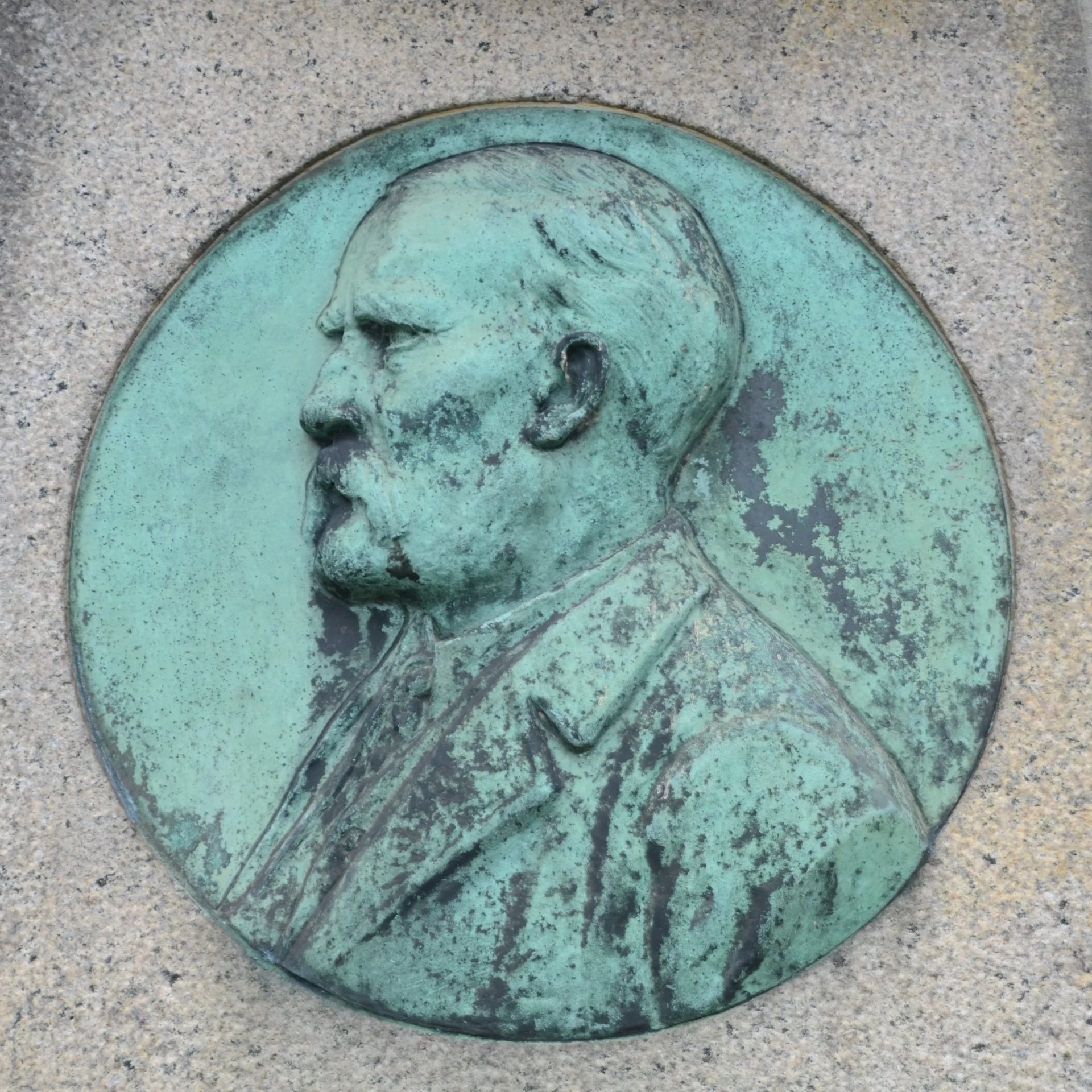 Porträt von J. Schmidt (1845–1923) – Gedenkseite