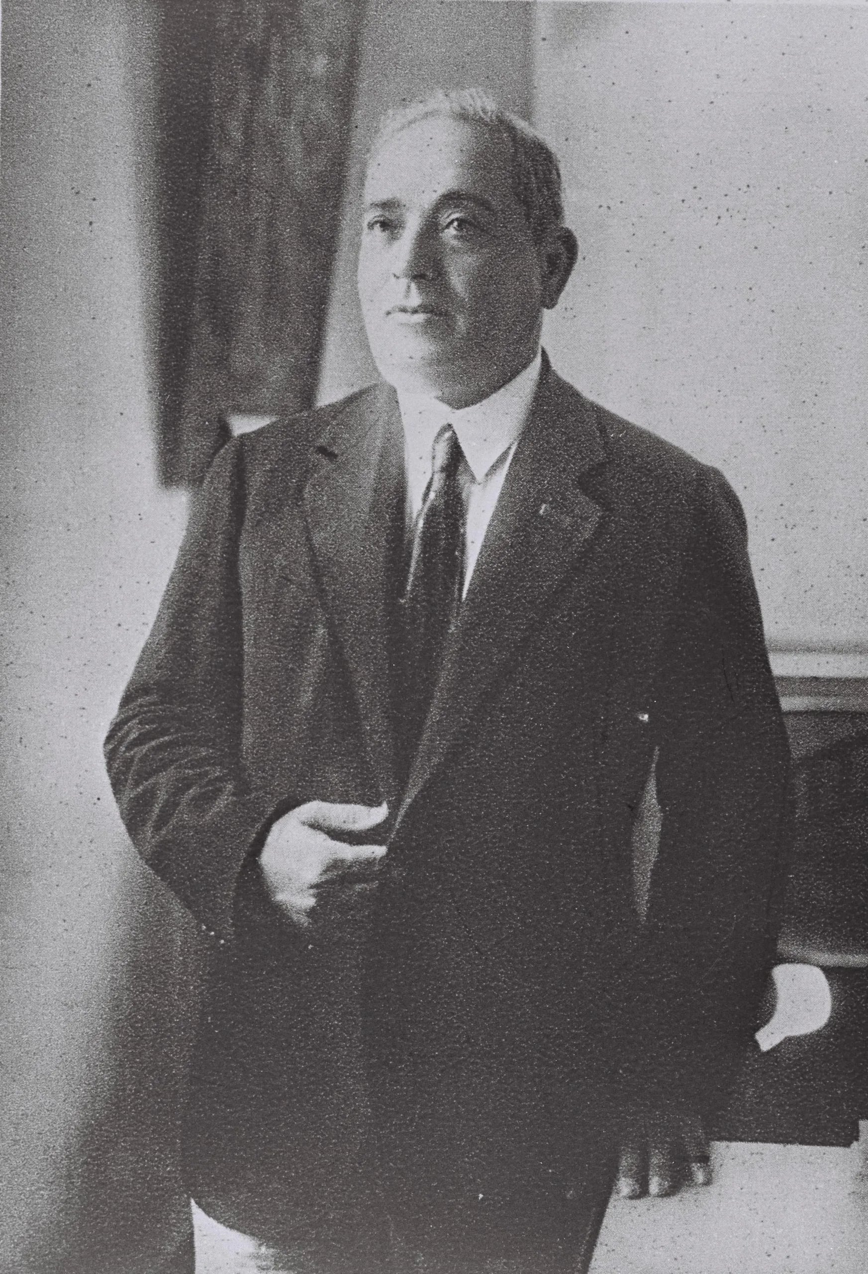 Porträt von Meir Dizengoff (1861–1936) – Gedenkseite